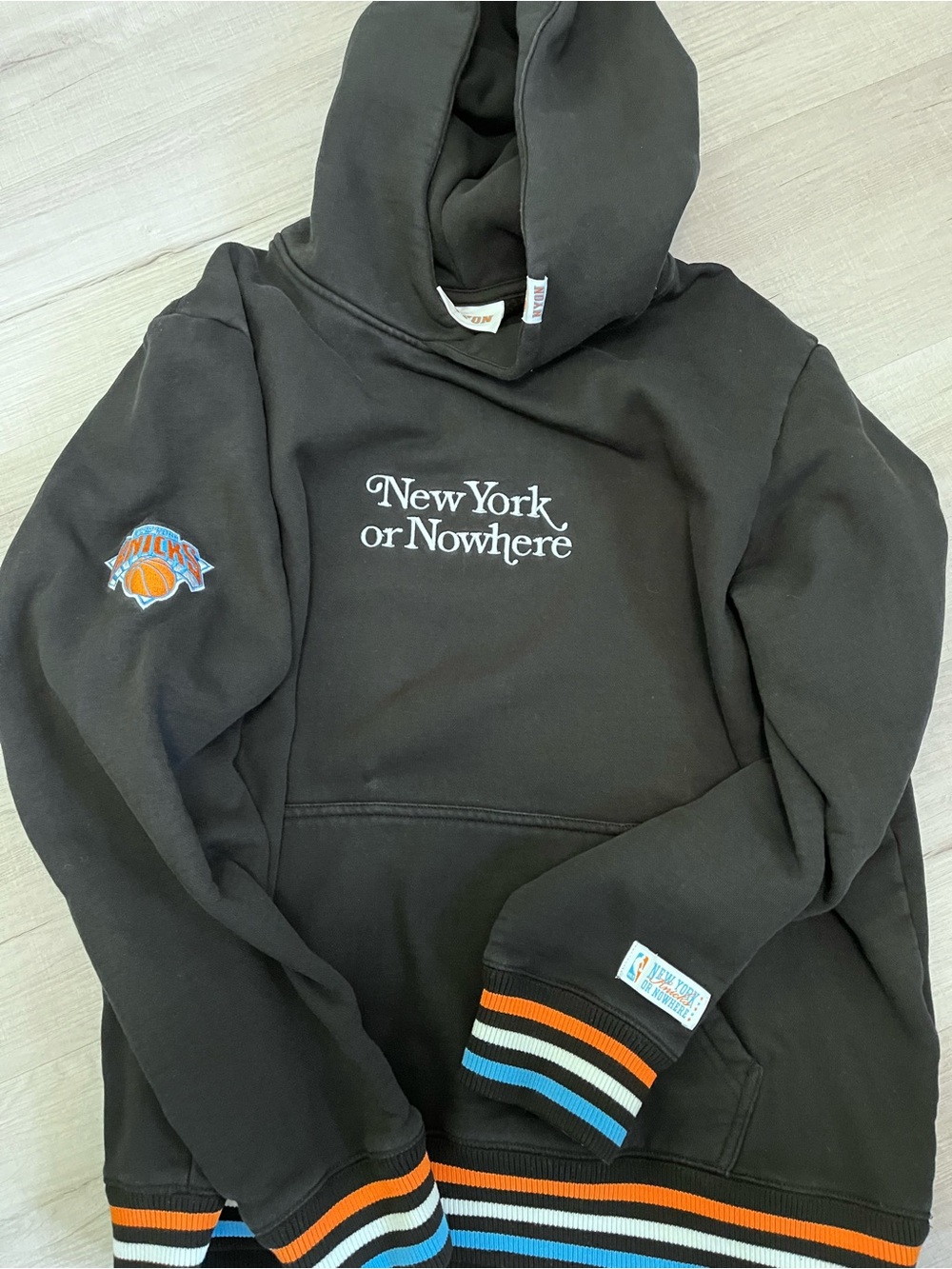 New York Knicks Black 'New York or Nowhere' Hoodie